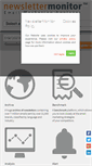 Mobile Screenshot of newslettermonitor.com